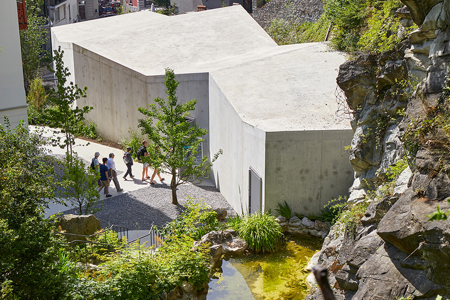 Gletschergarten Luzern-Sandstein Pavillon-Jubiläumsjahr 2024 -Vortrag-Falten und Entfalten